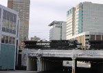 Westbound intermodal train